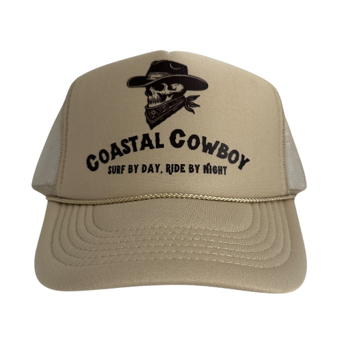 Khaki Green Coastal Cowboy Trucker Hat 